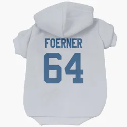 Indianapolis Colts Marshall Foerner White Pet Hoodie for Dog & Cat