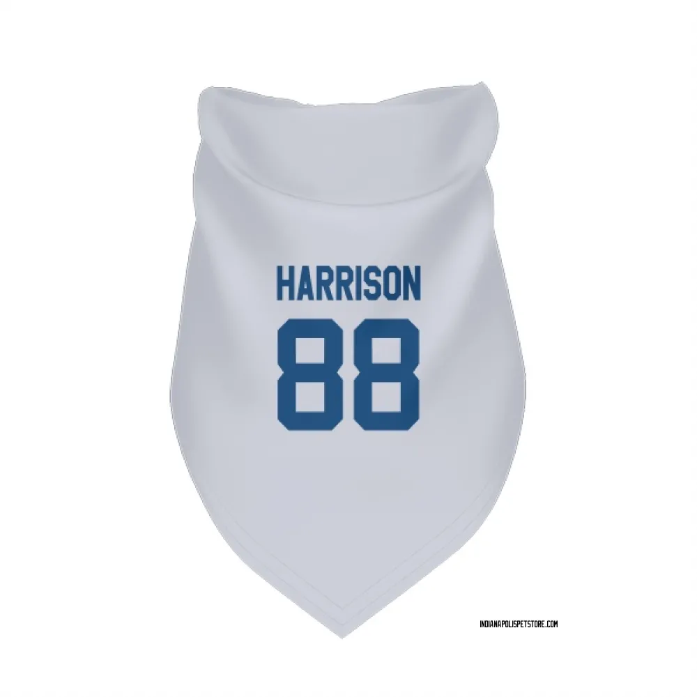 Indianapolis Colts Marvin Harrison White Pet Bandana for Dog & Cat