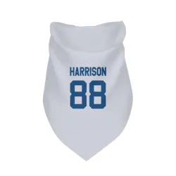 Indianapolis Colts Marvin Harrison White Pet Bandana for Dog & Cat