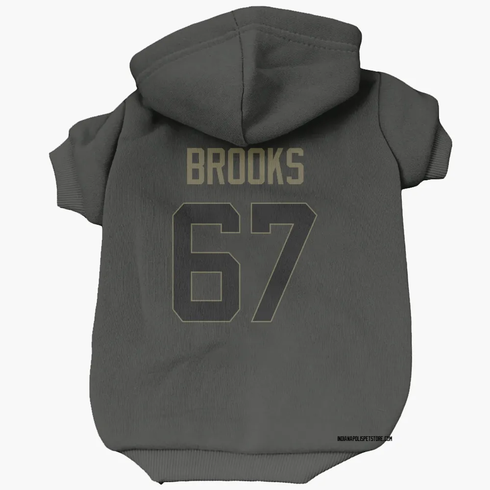 Indianapolis Colts Mason Brooks Black Service Pet Hoodie for Dog & Cat