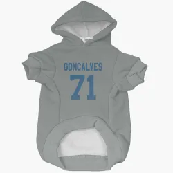 Indianapolis Colts Matt Goncalves Gray Pet Hoodie for Dog & Cat