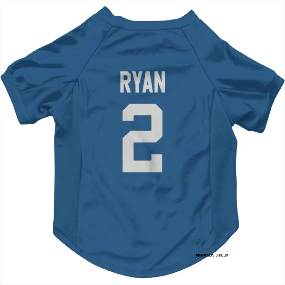 Indianapolis Colts Matt Ryan Royal Pet Jersey for Dog & Cat