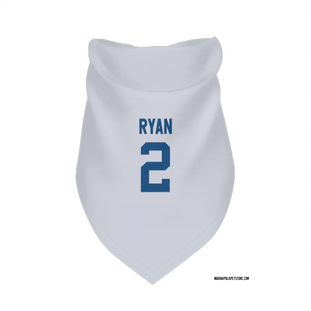 Indianapolis Colts Matt Ryan White Pet Bandana for Dog & Cat
