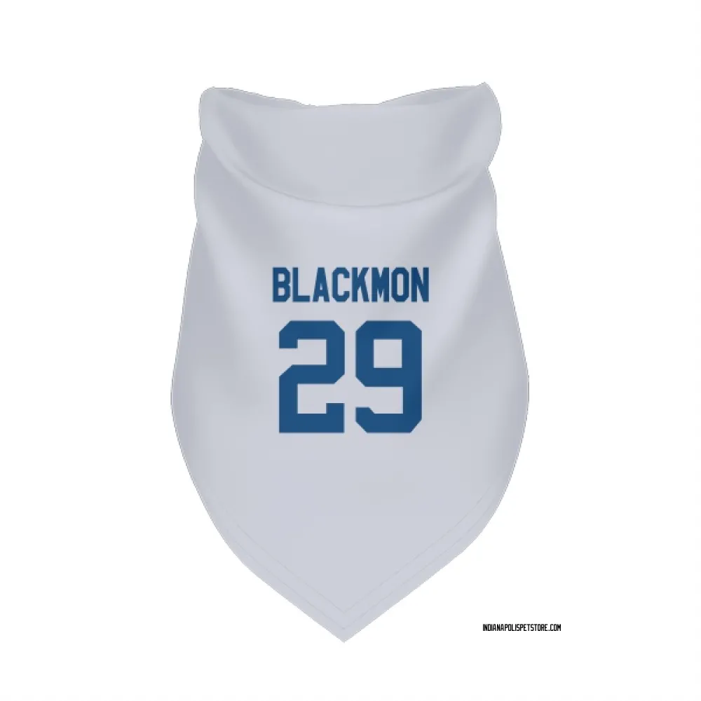 Indianapolis Colts Mekhi Blackmon White Pet Bandana for Dog & Cat