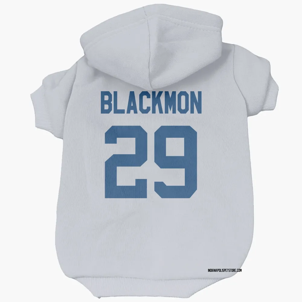 Indianapolis Colts Mekhi Blackmon White Pet Hoodie for Dog & Cat