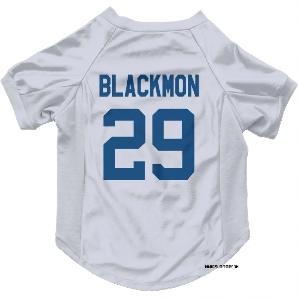 Indianapolis Colts Mekhi Blackmon White Pet Jersey for Dog & Cat