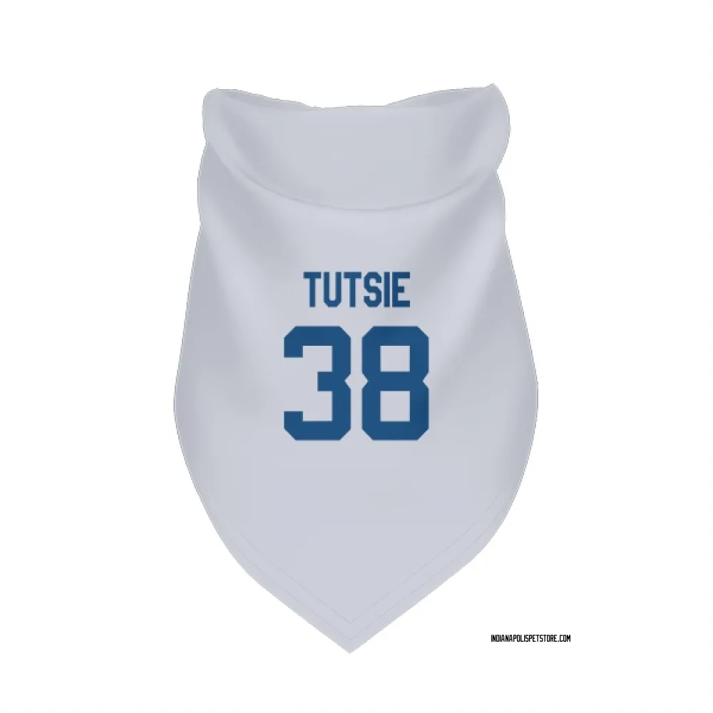 Indianapolis Colts Michael Tutsie White Pet Bandana for Dog & Cat