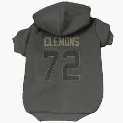 Indianapolis Colts Micheal Clemons Black Service Pet Hoodie for Dog & Cat