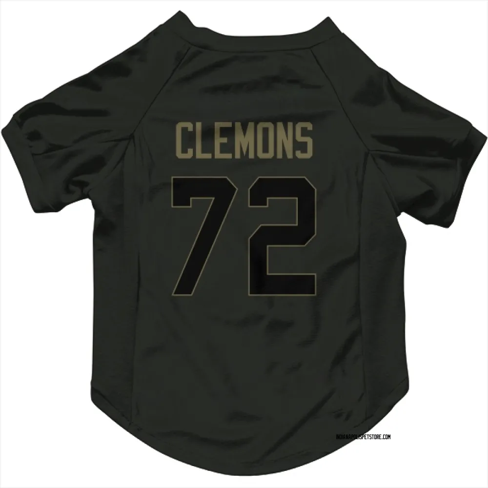 Indianapolis Colts Micheal Clemons Black Service Pet Jersey for Dog & Cat