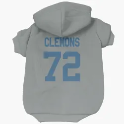Indianapolis Colts Micheal Clemons Gray Pet Hoodie for Dog & Cat