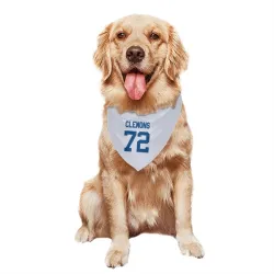 Indianapolis Colts Micheal Clemons White Pet Bandana for Dog & Cat