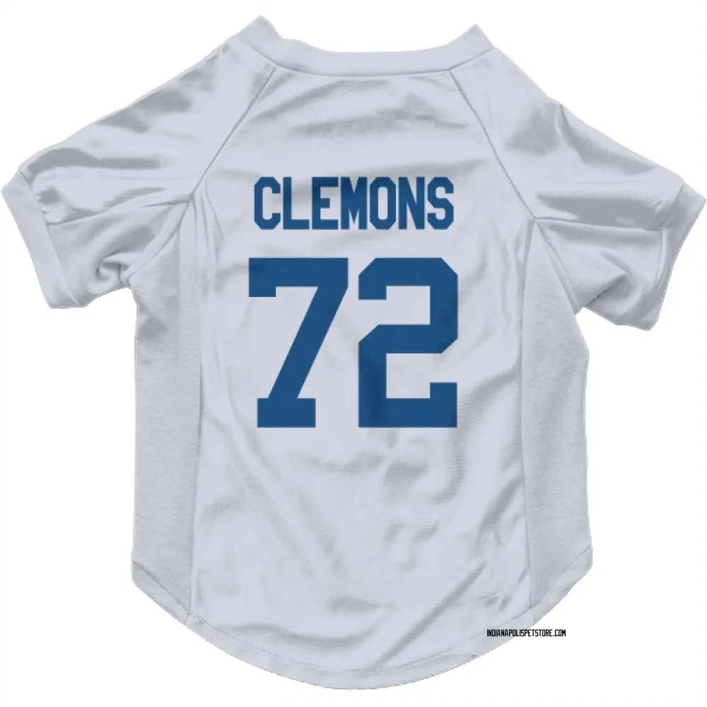 Indianapolis Colts Micheal Clemons White Pet Jersey for Dog & Cat