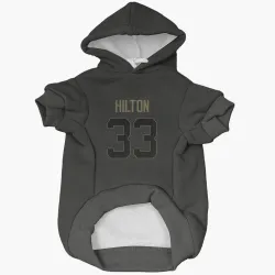 Indianapolis Colts Mike Hilton Black Service Pet Hoodie for Dog & Cat