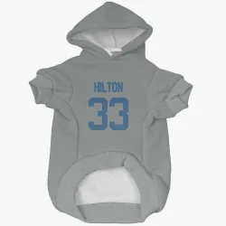 Indianapolis Colts Mike Hilton Gray Pet Hoodie for Dog & Cat