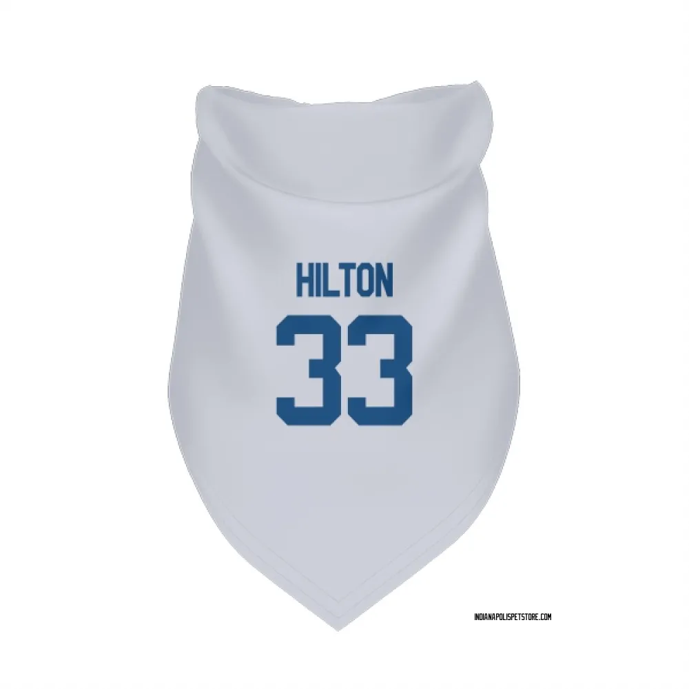 Indianapolis Colts Mike Hilton White Pet Bandana for Dog & Cat