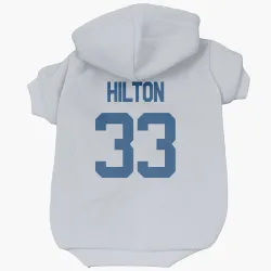 Indianapolis Colts Mike Hilton White Pet Hoodie for Dog & Cat