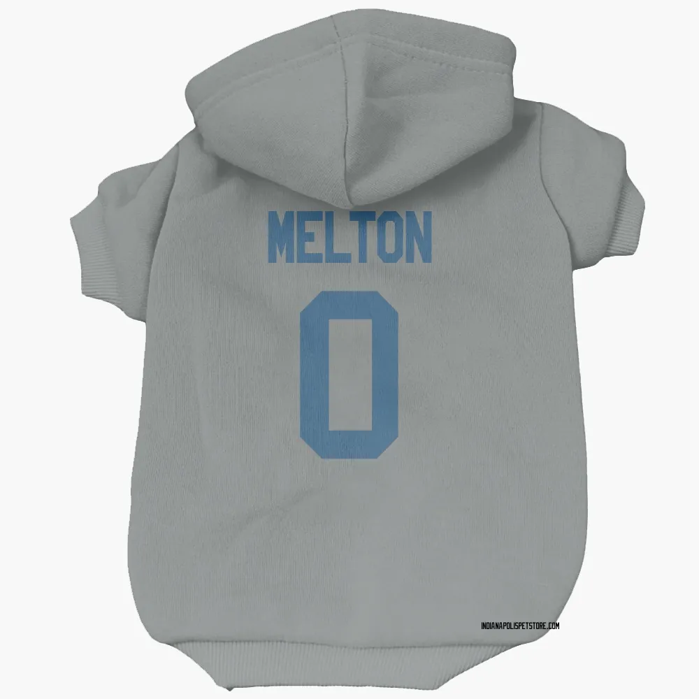 Indianapolis Colts Mitchell Melton Gray Pet Hoodie for Dog & Cat