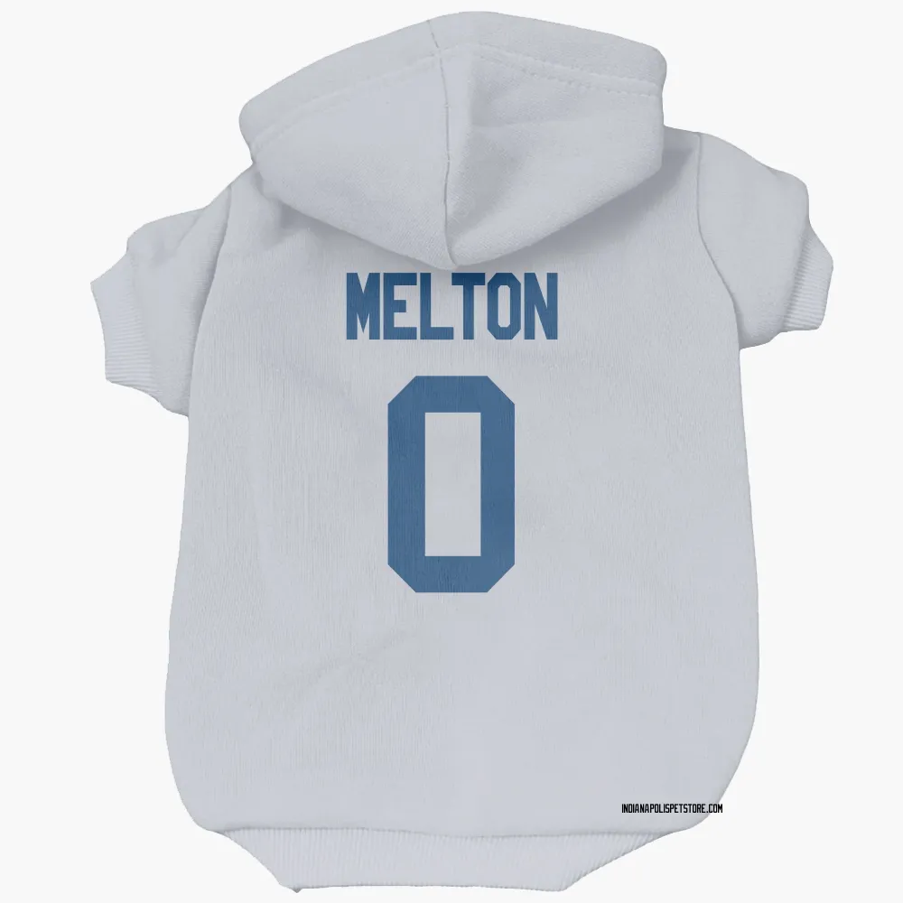 Indianapolis Colts Mitchell Melton White Pet Hoodie for Dog & Cat
