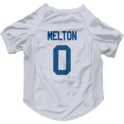 Indianapolis Colts Mitchell Melton White Pet Jersey for Dog & Cat