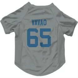 Indianapolis Colts Mose Vavao Gray Pet Jersey for Dog & Cat