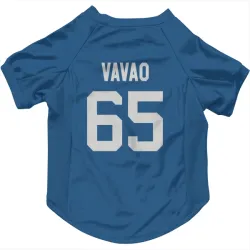 Indianapolis Colts Mose Vavao Royal Pet Jersey for Dog & Cat