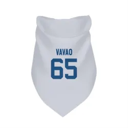 Indianapolis Colts Mose Vavao White Pet Bandana for Dog & Cat