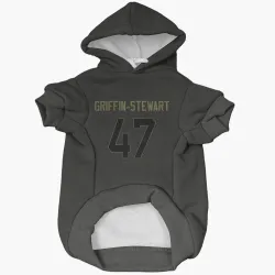 Indianapolis Colts Nakia Griffin-Stewart Black Service Pet Hoodie for Dog & Cat
