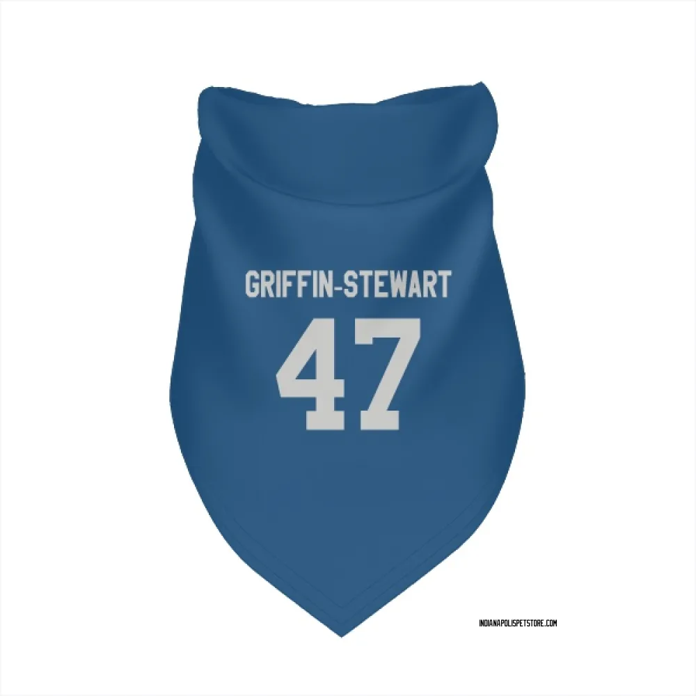 Indianapolis Colts Nakia Griffin-Stewart Royal Pet Bandana for Dog & Cat