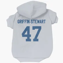 Indianapolis Colts Nakia Griffin-Stewart White Pet Hoodie for Dog & Cat