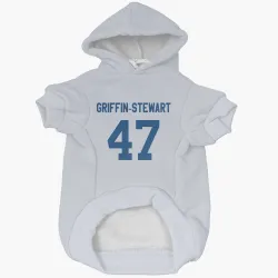 Indianapolis Colts Nakia Griffin-Stewart White Pet Hoodie for Dog & Cat