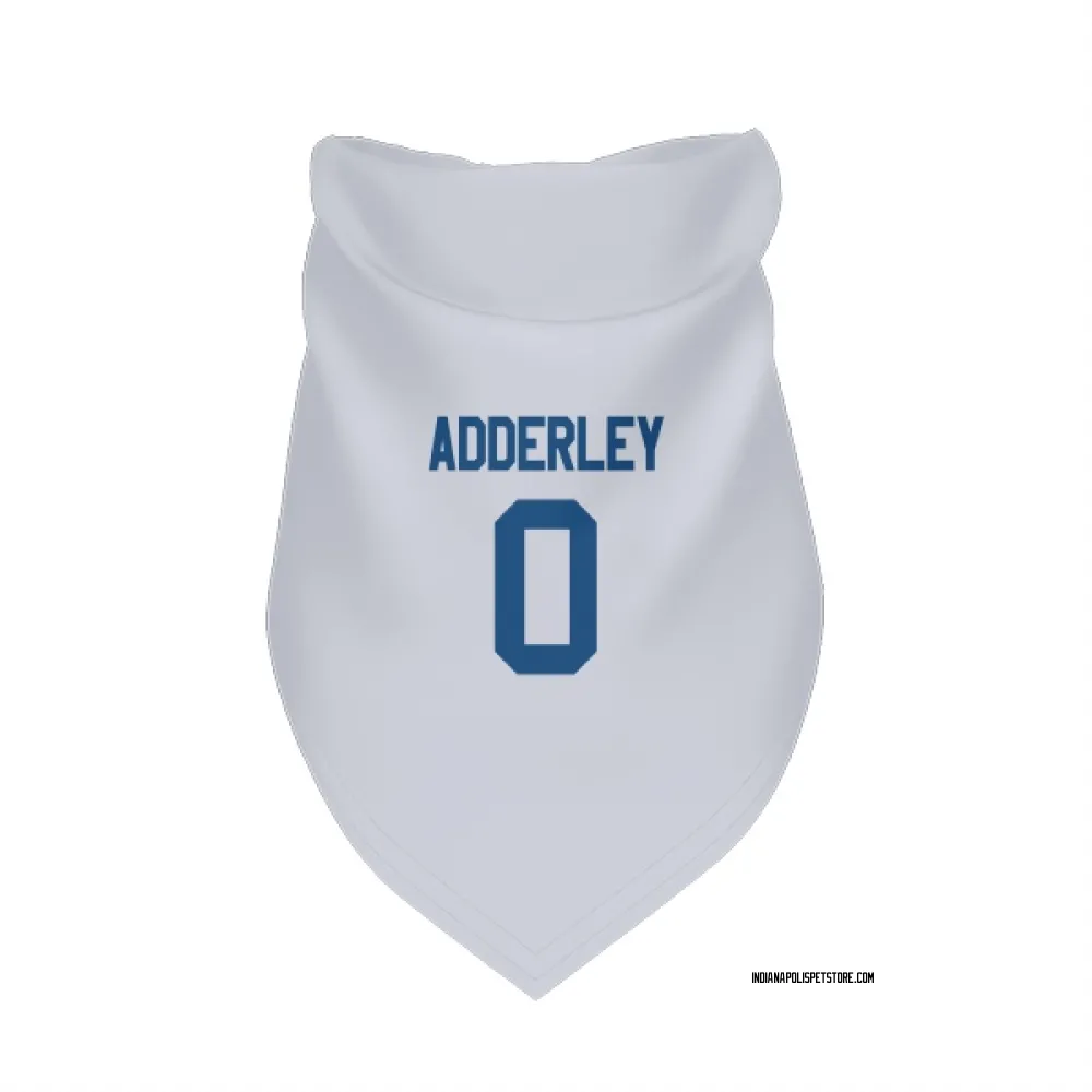 Indianapolis Colts Nasir Adderley White Pet Bandana for Dog & Cat