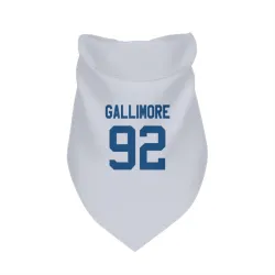 Indianapolis Colts Neville Gallimore White Pet Bandana for Dog & Cat