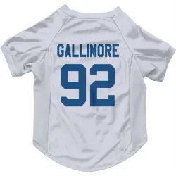 Indianapolis Colts Neville Gallimore White Pet Jersey for Dog & Cat