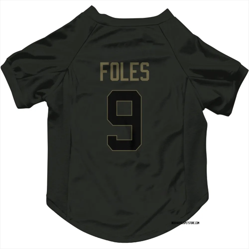 Indianapolis Colts Nick Foles Black Service Pet Jersey for Dog & Cat