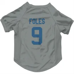 Indianapolis Colts Nick Foles Gray Pet Jersey for Dog & Cat