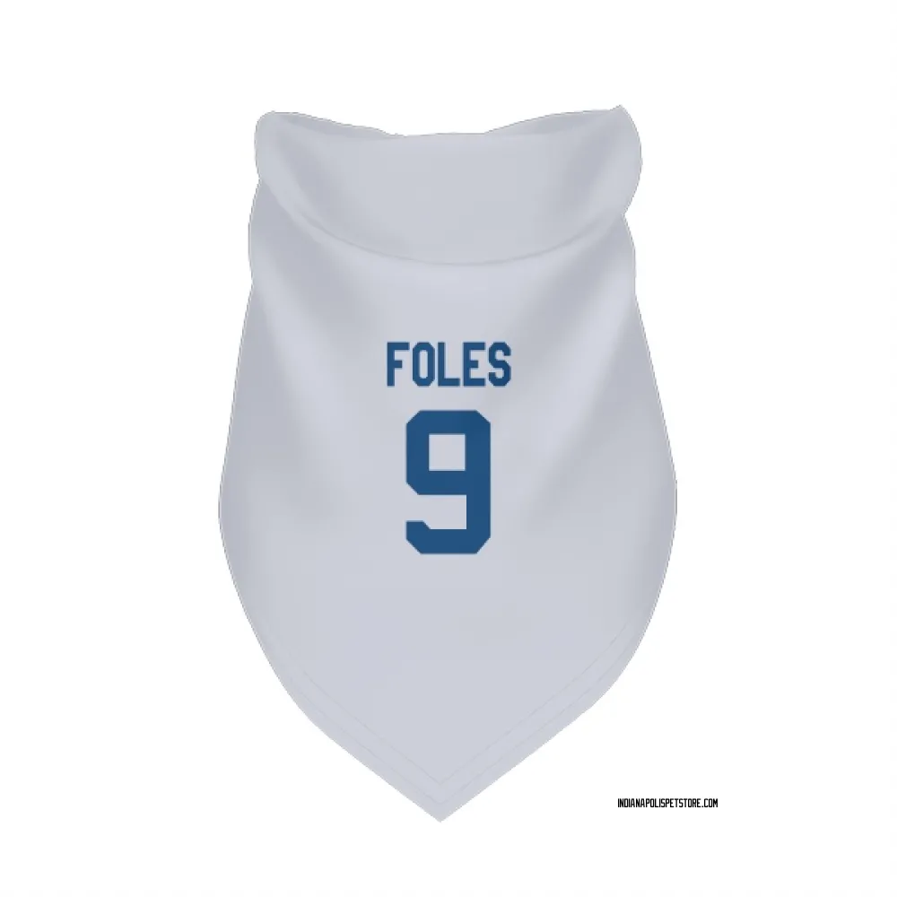Indianapolis Colts Nick Foles White Pet Bandana for Dog & Cat