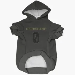 Indianapolis Colts Nick Westbrook-Ikhine Black Service Pet Hoodie for Dog & Cat
