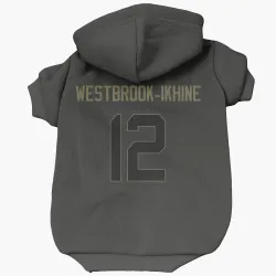 Indianapolis Colts Nick Westbrook-Ikhine Black Service Pet Hoodie for Dog & Cat