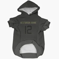 Indianapolis Colts Nick Westbrook-Ikhine Black Service Pet Hoodie for Dog & Cat