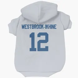 Indianapolis Colts Nick Westbrook-Ikhine White Pet Hoodie for Dog & Cat