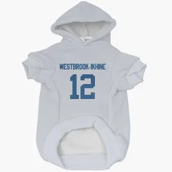 Indianapolis Colts Nick Westbrook-Ikhine White Pet Hoodie for Dog & Cat