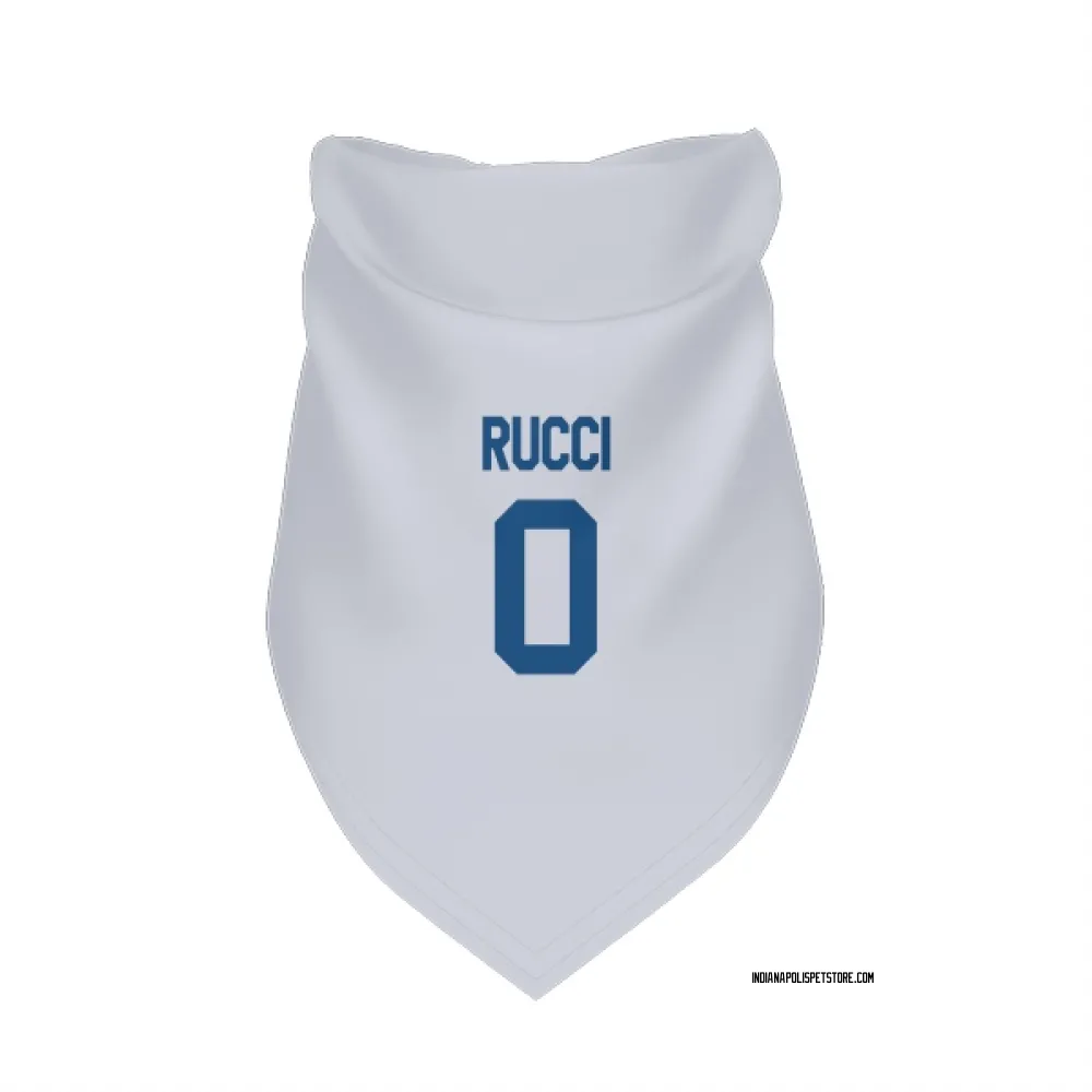 Indianapolis Colts Nolan Rucci White Pet Bandana for Dog & Cat
