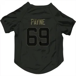 Indianapolis Colts Pheldarius Payne Black Service Pet Jersey for Dog & Cat