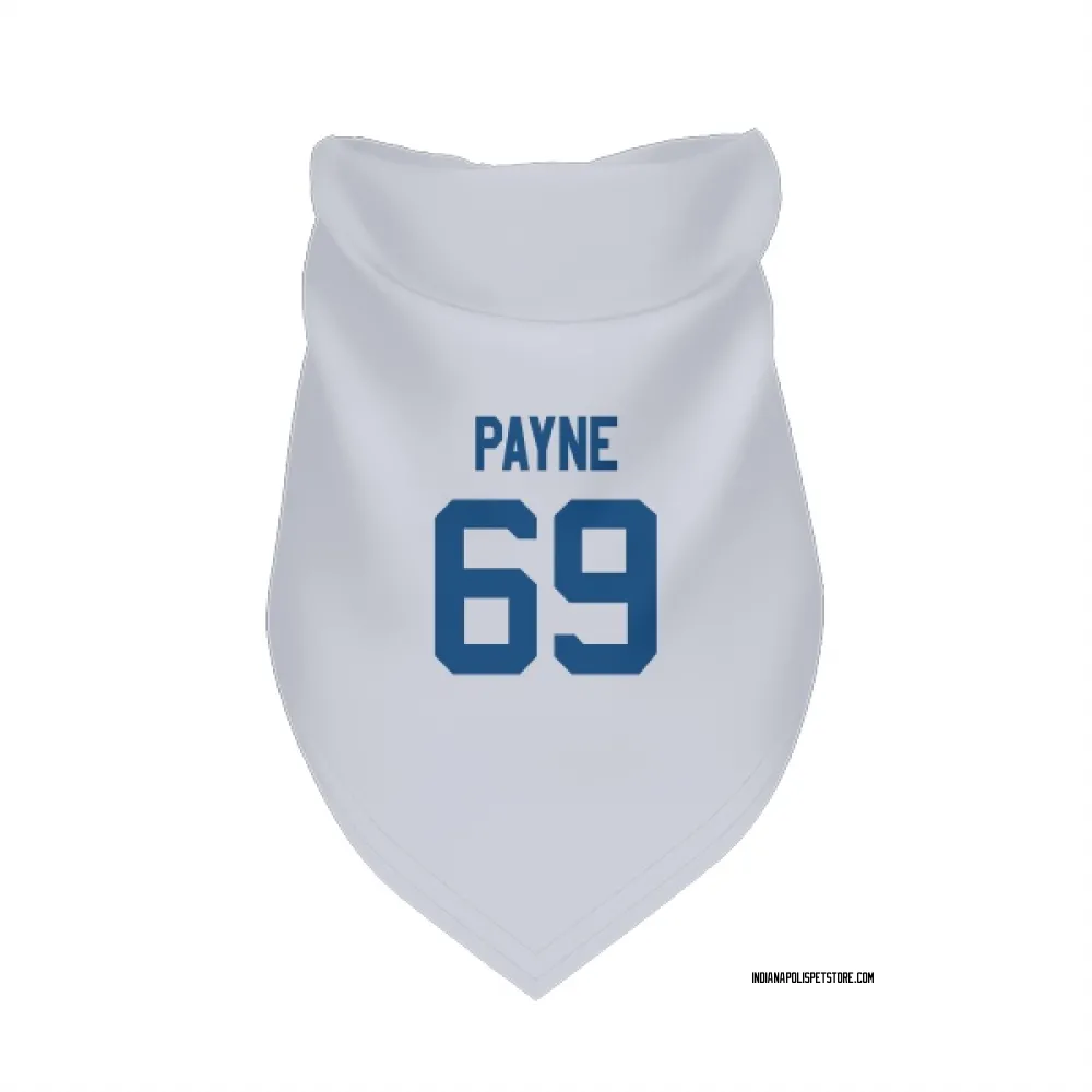 Indianapolis Colts Pheldarius Payne White Pet Bandana for Dog & Cat