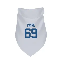 Indianapolis Colts Pheldarius Payne White Pet Bandana for Dog & Cat