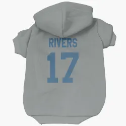 Indianapolis Colts Philip Rivers Gray Pet Hoodie for Dog & Cat
