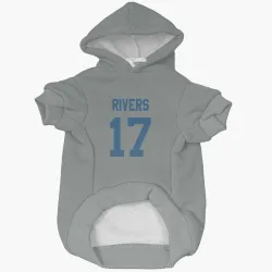 Indianapolis Colts Philip Rivers Gray Pet Hoodie for Dog & Cat
