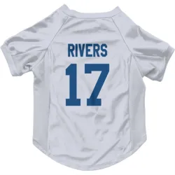 Indianapolis Colts Philip Rivers White Pet Jersey for Dog & Cat