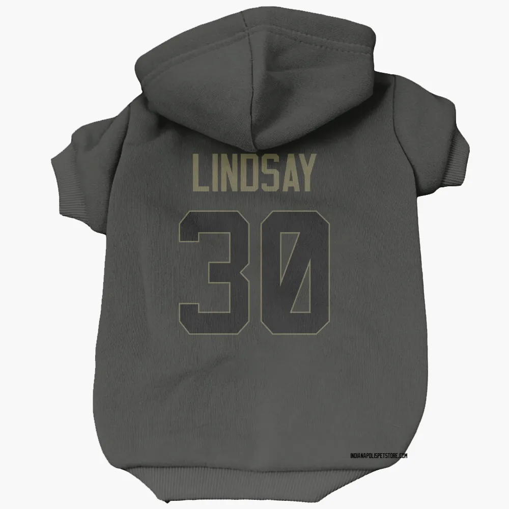 Indianapolis Colts Phillip Lindsay Black Service Pet Hoodie for Dog & Cat