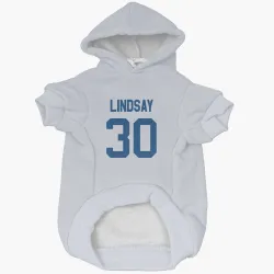 Indianapolis Colts Phillip Lindsay White Pet Hoodie for Dog & Cat
